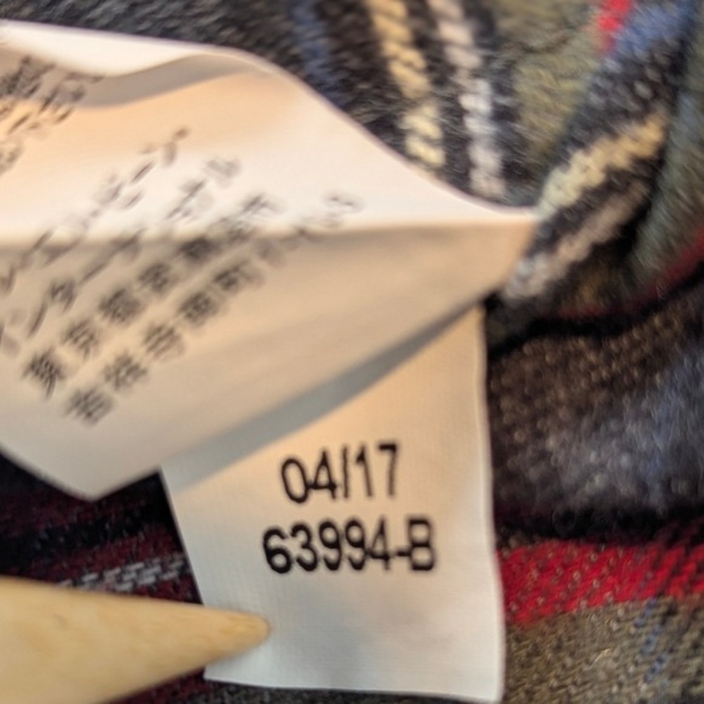 LL Bean Traditional Fit Plaid Flannel Button Down Shirt Men Red Green Gray Work - Picture 13 of 13